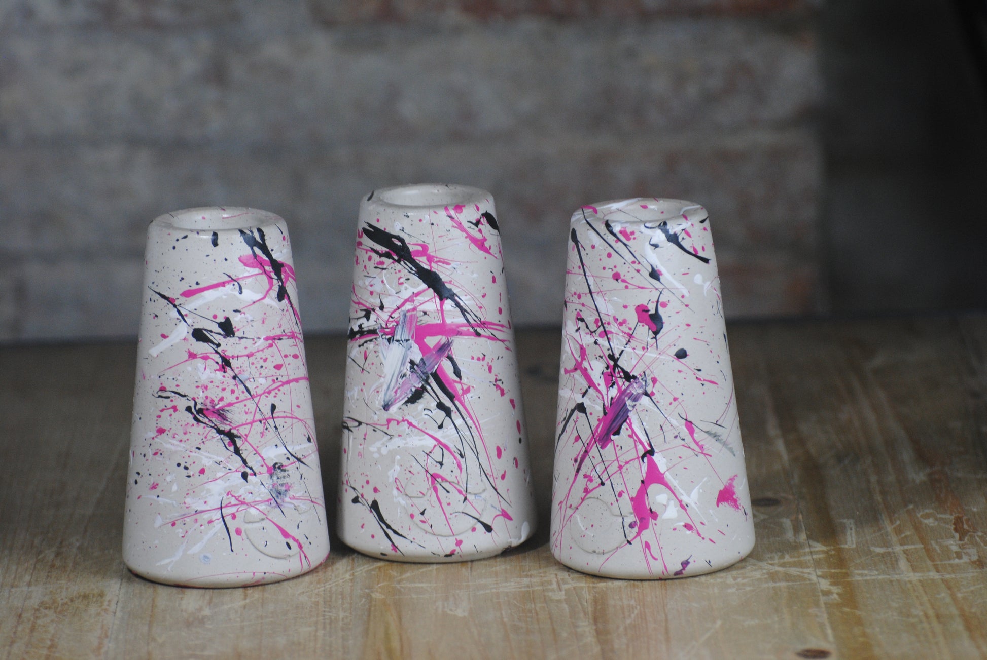 arisco® tienda de Productos de Decoración hechos en cemento. Jarrón de cemento. Colección Splash. Marca arisco®.