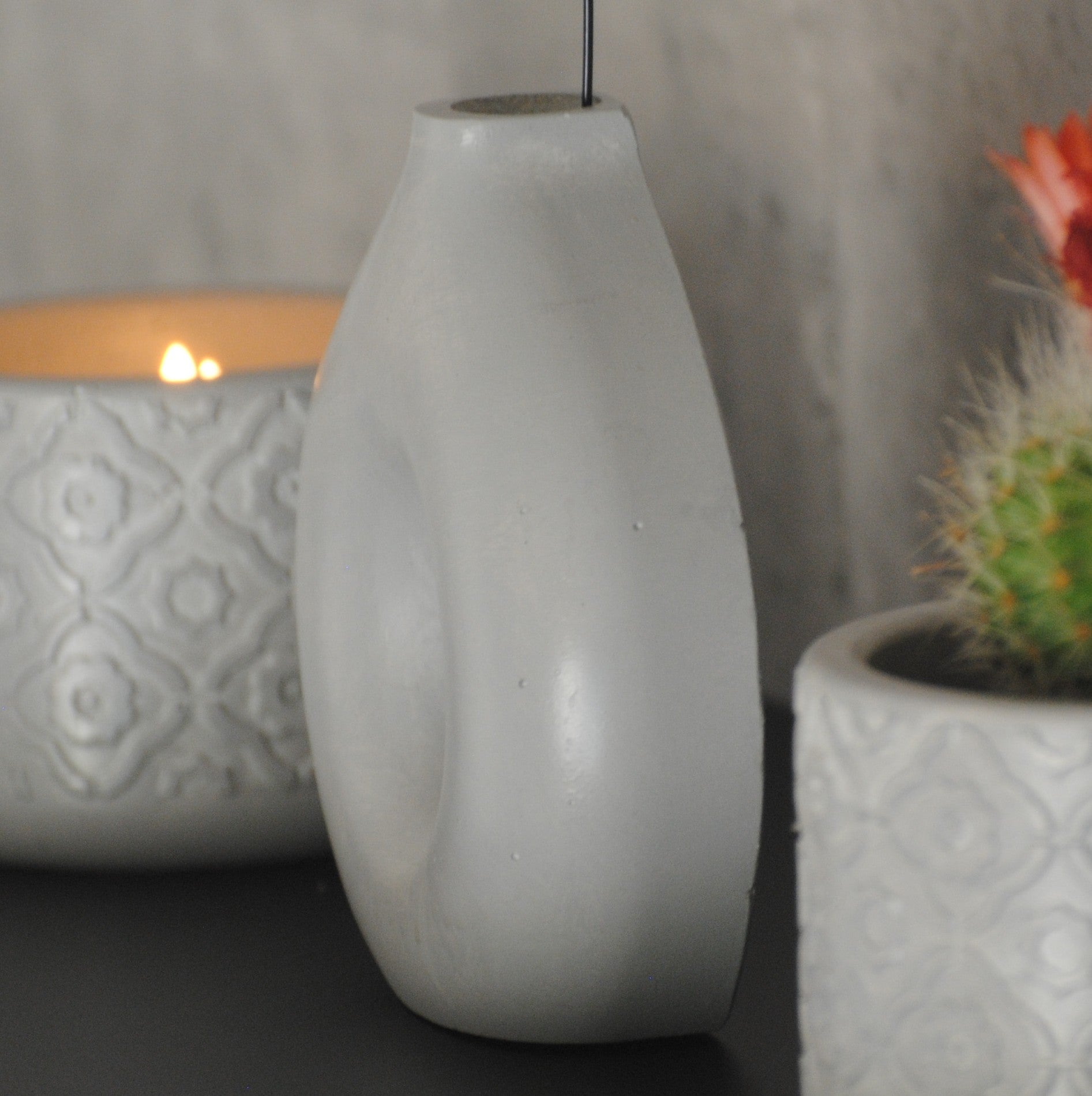 arisco® tienda de Productos de Decoración hechos en cemento. Jarrón hecho en Cemento. Decoración Casa.